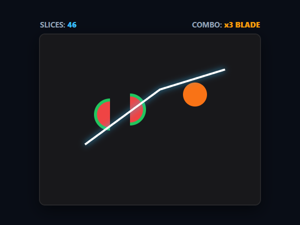 Fruit Slash Blade unblocked browser game